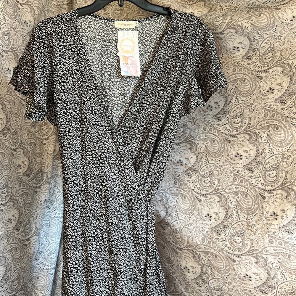 Long wrap dress